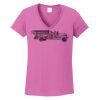 Ladies Heavy Cotton™ 100% Cotton V-Neck T-Shirt Thumbnail