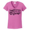 Ladies Heavy Cotton™ 100% Cotton V-Neck T-Shirt Thumbnail