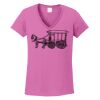 Ladies Heavy Cotton™ 100% Cotton V-Neck T-Shirt Thumbnail