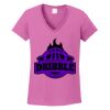 Ladies Heavy Cotton™ 100% Cotton V-Neck T-Shirt Thumbnail