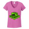 Ladies Heavy Cotton™ 100% Cotton V-Neck T-Shirt Thumbnail