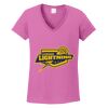 Ladies Heavy Cotton™ 100% Cotton V-Neck T-Shirt Thumbnail