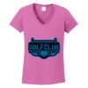 Ladies Heavy Cotton™ 100% Cotton V-Neck T-Shirt Thumbnail