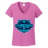 Ladies Heavy Cotton™ 100% Cotton V-Neck T-Shirt Thumbnail