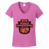 Ladies Heavy Cotton™ 100% Cotton V-Neck T-Shirt Thumbnail