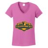 Ladies Heavy Cotton™ 100% Cotton V-Neck T-Shirt Thumbnail