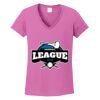 Ladies Heavy Cotton™ 100% Cotton V-Neck T-Shirt Thumbnail