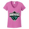 Ladies Heavy Cotton™ 100% Cotton V-Neck T-Shirt Thumbnail