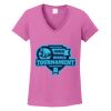 Ladies Heavy Cotton™ 100% Cotton V-Neck T-Shirt Thumbnail