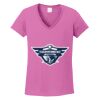 Ladies Heavy Cotton™ 100% Cotton V-Neck T-Shirt Thumbnail