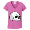 Ladies Heavy Cotton™ 100% Cotton V-Neck T-Shirt Thumbnail