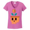 Ladies Heavy Cotton™ 100% Cotton V-Neck T-Shirt Thumbnail