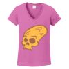 Ladies Heavy Cotton™ 100% Cotton V-Neck T-Shirt Thumbnail