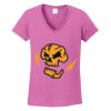 Ladies Heavy Cotton™ 100% Cotton V-Neck T-Shirt Thumbnail
