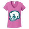 Ladies Heavy Cotton™ 100% Cotton V-Neck T-Shirt Thumbnail