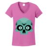Ladies Heavy Cotton™ 100% Cotton V-Neck T-Shirt Thumbnail