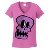 Ladies Heavy Cotton™ 100% Cotton V-Neck T-Shirt Thumbnail