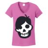 Ladies Heavy Cotton™ 100% Cotton V-Neck T-Shirt Thumbnail