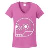 Ladies Heavy Cotton™ 100% Cotton V-Neck T-Shirt Thumbnail