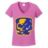 Ladies Heavy Cotton™ 100% Cotton V-Neck T-Shirt Thumbnail
