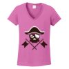 Ladies Heavy Cotton™ 100% Cotton V-Neck T-Shirt Thumbnail