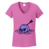 Ladies Heavy Cotton™ 100% Cotton V-Neck T-Shirt Thumbnail