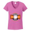 Ladies Heavy Cotton™ 100% Cotton V-Neck T-Shirt Thumbnail