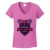 Ladies Heavy Cotton™ 100% Cotton V-Neck T-Shirt Thumbnail