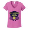 Ladies Heavy Cotton™ 100% Cotton V-Neck T-Shirt Thumbnail