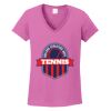 Ladies Heavy Cotton™ 100% Cotton V-Neck T-Shirt Thumbnail