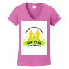 Ladies Heavy Cotton™ 100% Cotton V-Neck T-Shirt Thumbnail