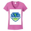 Ladies Heavy Cotton™ 100% Cotton V-Neck T-Shirt Thumbnail