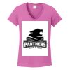 Ladies Heavy Cotton™ 100% Cotton V-Neck T-Shirt Thumbnail