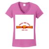 Ladies Heavy Cotton™ 100% Cotton V-Neck T-Shirt Thumbnail