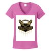 Ladies Heavy Cotton™ 100% Cotton V-Neck T-Shirt Thumbnail