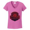 Ladies Heavy Cotton™ 100% Cotton V-Neck T-Shirt Thumbnail