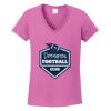 Ladies Heavy Cotton™ 100% Cotton V-Neck T-Shirt Thumbnail