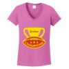 Ladies Heavy Cotton™ 100% Cotton V-Neck T-Shirt Thumbnail