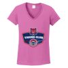 Ladies Heavy Cotton™ 100% Cotton V-Neck T-Shirt Thumbnail