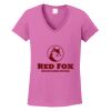 Ladies Heavy Cotton™ 100% Cotton V-Neck T-Shirt Thumbnail