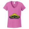 Ladies Heavy Cotton™ 100% Cotton V-Neck T-Shirt Thumbnail