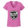 Ladies Heavy Cotton™ 100% Cotton V-Neck T-Shirt Thumbnail
