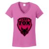 Ladies Heavy Cotton™ 100% Cotton V-Neck T-Shirt Thumbnail