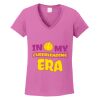 Ladies Heavy Cotton™ 100% Cotton V-Neck T-Shirt Thumbnail
