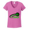 Ladies Heavy Cotton™ 100% Cotton V-Neck T-Shirt Thumbnail