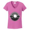Ladies Heavy Cotton™ 100% Cotton V-Neck T-Shirt Thumbnail