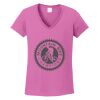Ladies Heavy Cotton™ 100% Cotton V-Neck T-Shirt Thumbnail