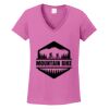 Ladies Heavy Cotton™ 100% Cotton V-Neck T-Shirt Thumbnail