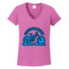 Ladies Heavy Cotton™ 100% Cotton V-Neck T-Shirt Thumbnail