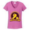Ladies Heavy Cotton™ 100% Cotton V-Neck T-Shirt Thumbnail